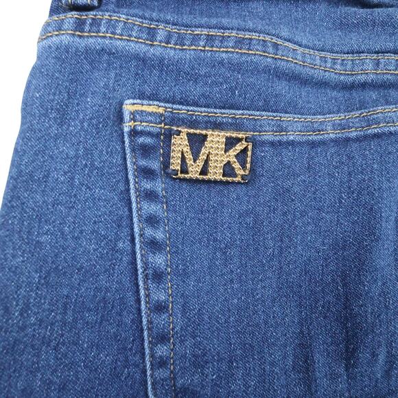 Michael Kors Izzy Skinny Jeans Blue Size 10 Women’s Stretch Denim - Picture 7 of 12